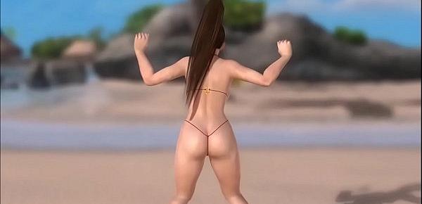  Mai Shiranui in a Micro Bikini DOAX3